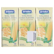 Drinho Corn Flavour Soya Milk 6 x 200ml