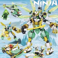 LEGO New Phantom Ninja Onita Knight Mech Childrens Puzzle Assembly Block Toy Boy Gift