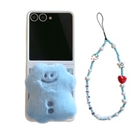 กำไลข้อมือเคสโทรศัพท์เมฆ Magsafe สุดน่ารักสำหรับ Samsung Galaxy Z Flip 5 6 Z Flip6 ZFlip 6 ZFlip6 2