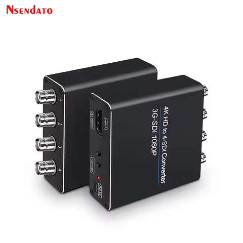 4K Full HD HD-SDI 3G-SDI HDMI-Compatible SDI Adapter 3G HDMI To 4CH SDI Converter For Display PC DVD