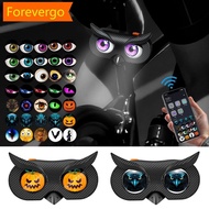 【Forever】 Motorcycle Decorative Demon Eye Dynamic Expression Light Rechargeable APP-Controlled Bicyc