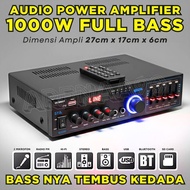 Fleco AV-588BT 1000 Watt Full Bass Treble Audio Amplifier | ORIGINAL FLECO 1000 WATT Power Amplifier