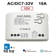 EWelink Wifi Công Tắc Thông Minh 1/2/4CH Điều Khiển Từ Xa Nhà Tự Động Hóa Mô Đun 7-32V 85-250V Tương
