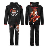 Dragon Tiger เกราะ 2025 ฟิตเนสเหงื่อวิ่งชุดกีฬาชุดผู้ชายผู้หญิงมวยไทยศิลปะการต่อสู้ Extreme เหงื่อชุ
