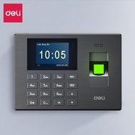 Deli Fingerprint Attendance Machine Time Recorder Clock Factory Office Supply Time Clock Time Attend