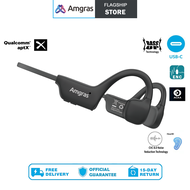 Amgras OpenMeta Ⅱ Pro Bone Conduction Hearphones Water/Sweat Resistant  HIFI Stereo Sound Built-in M