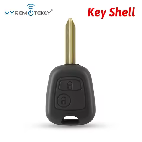 MYREMOTEKEY 2 Button Remote Key Flip Fob Car Key Shell Case Uncut Blade For Citroen C1 C2 C3 Saxo Xs