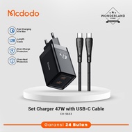 Mcdodo Charger GaN 67W Dual Output USB-C+USB-A Fast Charger PD QC PPS