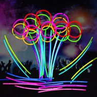 100 Que Phát Sáng kèm - Dạ Quang nhiều màu ngầu nhiễn - Chơi buổi tối. - Aeneas Shop