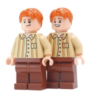 Ploybrick || Fred Weasley & George Tan Shirt From 76408 Grimmauld Place Set | Harry Potter