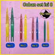 COBAN SET NO 1234 (ISI 8) / COBAN NO 1 / COBAN NO 2 / COBAN NO 3 / COBAN NO 4 / JARUM JARING / ALAT