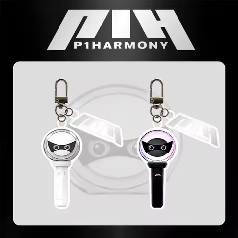 KPOP P1Harmony Concert Light Stick Keyring High-quality Two-Sided Keychain JIUNG INTAK SOUL Bag Pend