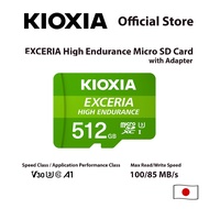 KIOXIA Exceria High Endurance microSD R100/W85 with SD Adapter - 512GB