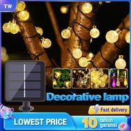 💡20/30/50/100Led crystal ball solar string lights Garden lawn garden home decoration 太阳能灯