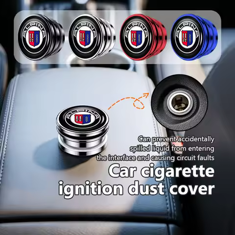 Car Cigarette Lighter Cover Plug Dust Proof Decoration Cap For Alpina B3 B4 B5 D3 D4 D5 B7 B8 XD3 XD