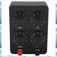 [W F S B] 0-9999 Ohm Simple Resistance Box Variable Decade Resistor Teaching Instrument