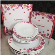 Tupperware LIMITED EDITION Melamine Bowls and Plates Flower Set (Pinggan Mangkuk Dining Set)