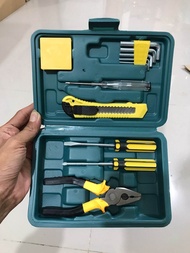 perlengkapan set reparasi obeng+ obeng - cutter tang tespen dll