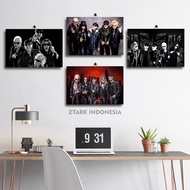 Jumbo Rock Band Scorpion Room Decoration 20X30 / Ztark Indonesia / Guitaris Scorpion Gaming Room Dis