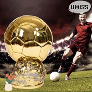 UMISTYDREAM9IQ0 Golden Ball Trophy Awards, Competition Honor Reward Handicraft Souvenir Soccer,  Eur