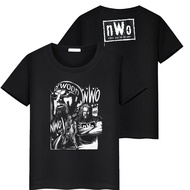 Wwe Hulk Hogan Hulk Hogan World New Order NWO Kevinush Wrestling Short Sleeve Loose T-Shirt Trendy 0104