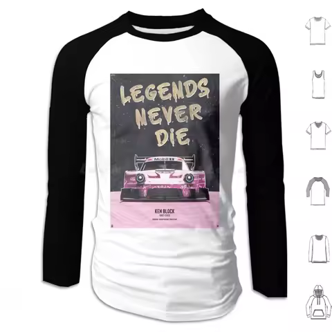 Ken Block's 2022 Hoonipigasus Pikes Car Hoodies Long Sleeve Ken Block Travis Pastrana Wrx Sti Hoonip