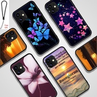 Casing For Apple iPhone 11 XR XS 5 5S 6 6S 7/8/SE 2020 Plus Case Cover Artistic pattern with Lanyard Shockproof