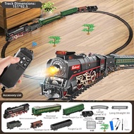 QIQIAOWENCHUANG | Vintage Style Electric RC Steam Train Toy