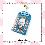 Yushou Love Keychain Model 41 - Phap Hoa Tu - Ong Tho - Japanese Omamori Style - Meaningful gift |YU