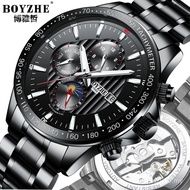 Mechanical Watch Men's Watch Mechanical Watch Tourbillon Fully Automatic BOYZHE Skeleton Men's Watch