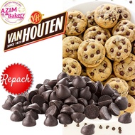 Van Houten Semi Sweet Baking Chocolate Chips (Repack) | Coklat Cip | Dark Chocolate Chips (Halal) by