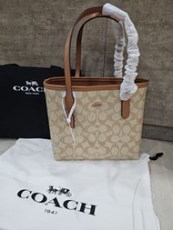 Authentic Coach Signature Canvas Tote Bag