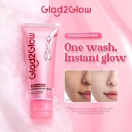 GLAD2GLOW NIACINAMIDE SERUM FACE WASH CLEANSER | FACIAL CLEANSER 70ML