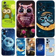 Phone Case For Xiaomi Redmi 12 5G Note 12 PRO Plus 5G 12S 4G Cute Owls Cartoon Animal