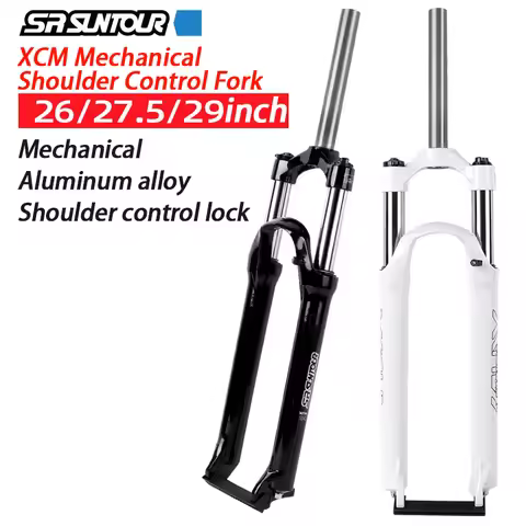 Suntour XCM MTB Fork 26 27.5 29inch shock-absorbing fork Mountain Bike Fork 100mm travel spring susp