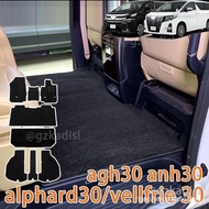 A set foot mat alphard 30 vellfire 30 agh30(2015-2023)anh30 car carpet alphard 30 car floor mat peda