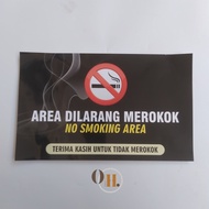 No smoking area stickers - No smoking stickers - No smoking - vinyl stickers