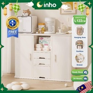 INHO L85/122cm Multifunctional Large Capacity Bedroom Living Room Child Kids Storage Cabinet Rack