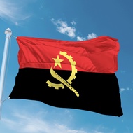 Angola Country Flag Angola Flag of/