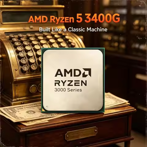 AMD Ryzen 5 3400G 4 Cores 8 Threads AM4 Desktop Processor Built-in Radeon Vega 11 Graphics For DIY P