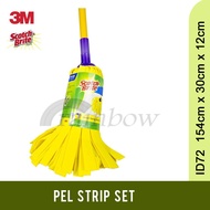 3m Scotch Brite Mop Strip Set - Yellow Mop