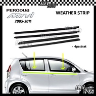 Perodua Myvi 2005 - 2011 Weather Strip Weatherstrip Window Moulding Belt Lining Getah Tingkap Perodu