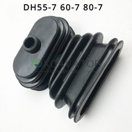 2PCS Excavator for Doosan Daewoo DH55-7 60-7 80-7 Walking Foot Valve Throttle Dust Cover Push Rod Ru