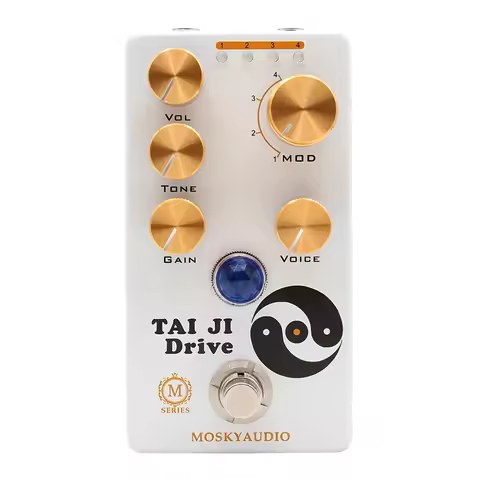MOSKY TAI JI Drive Guitar Effect Pedal Amp-In-A-Box Overdrive Effect Pedal Overdrive Guitar Pedal Tr