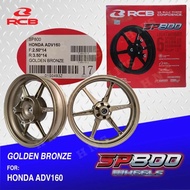 RACING BOY RCB SP800 Mags ( GOLDEN BRONZE ) for Honda ADV160 ( RIM14 -2pcs )