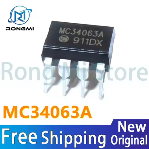 10-100Pcs MC34063A MC34063 1.2A 34063AP1 MC34063API DIP8 IC Chip