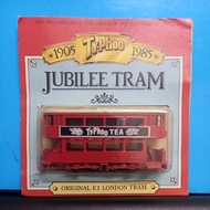 Typhoo Tea Diecast Original E1 London Jubilee Tram 1905-1985 Carded Sealed