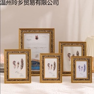 Installation European Style Plus Wall Hanging 33cm Photo Frame Decoration 23cm Art Table Retro Outer