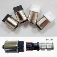 2Pcs T10 W5W 168 194 to 1156 BA15S P21W 1156 BAU15S PY21W 1157 BAY15D P215W LED Light Lamp Bulb Base
