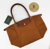 Longchamp Le Pliage Original M Tote bag L2605089504 สี Cognac - Recycled canvas size M ของแท้ 100%